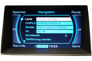Audi A7 - Reparatur Monitor Navigation MMI